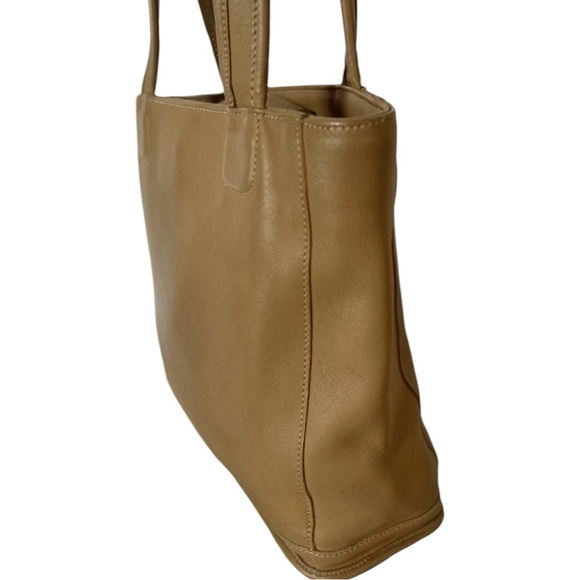 Coach Vintage Leather Tote Bag Camel Tan | Style No. 9305 | Made in USA - Picture 5 of 9